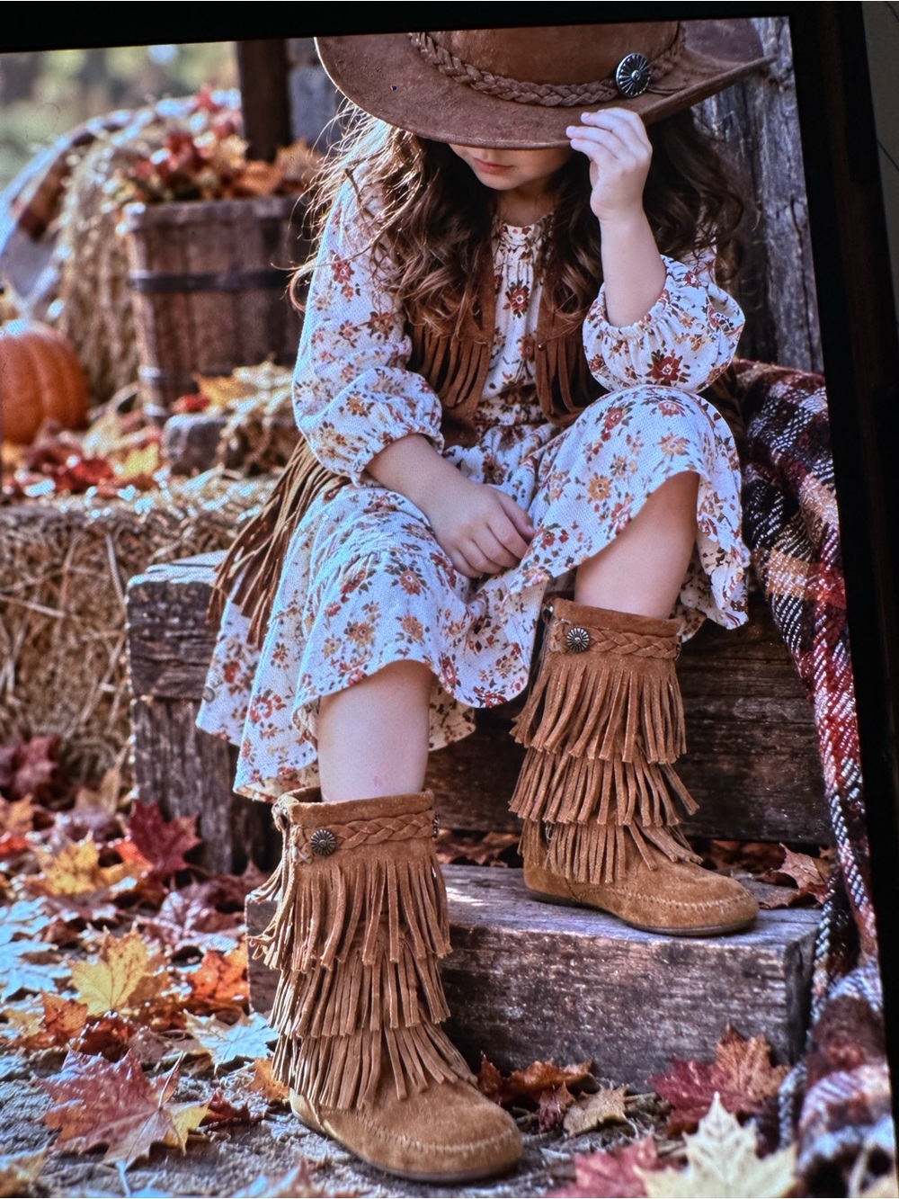 Girls' Minnesota 3layer front boots brown